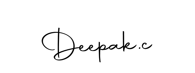 Deepak.c stylish signature style. Best Handwritten Sign (Autography-DOLnW) for my name. Handwritten Signature Collection Ideas for my name Deepak.c. Deepak.c signature style 10 images and pictures png