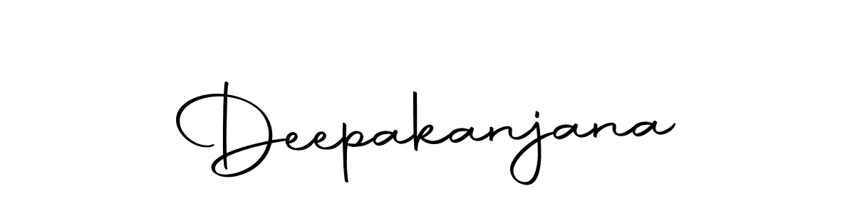 Use a signature maker to create a handwritten signature online. With this signature software, you can design (Autography-DOLnW) your own signature for name Deepakanjana. Deepakanjana signature style 10 images and pictures png