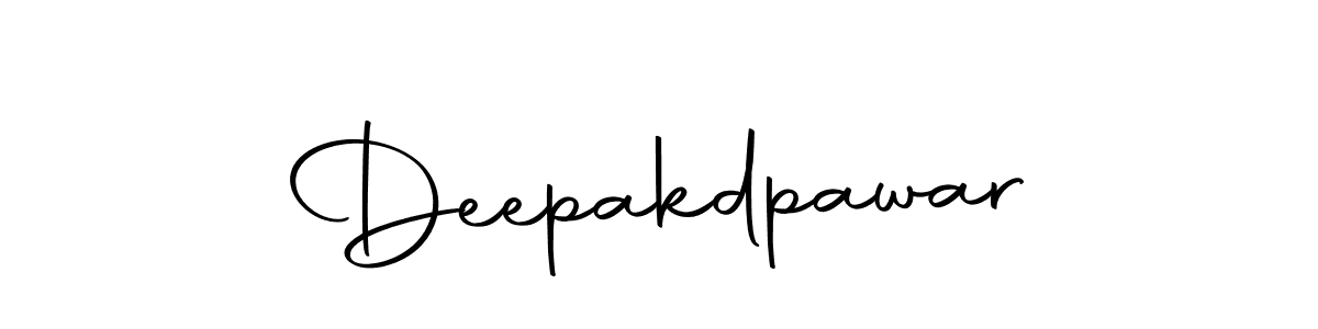 Design your own signature with our free online signature maker. With this signature software, you can create a handwritten (Autography-DOLnW) signature for name Deepakdpawar. Deepakdpawar signature style 10 images and pictures png