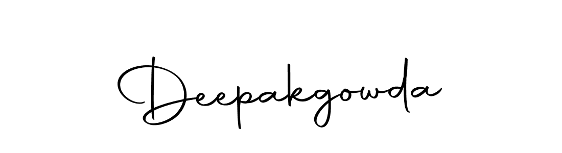 Use a signature maker to create a handwritten signature online. With this signature software, you can design (Autography-DOLnW) your own signature for name Deepakgowda. Deepakgowda signature style 10 images and pictures png