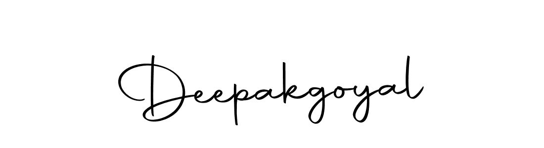 How to make Deepakgoyal name signature. Use Autography-DOLnW style for creating short signs online. This is the latest handwritten sign. Deepakgoyal signature style 10 images and pictures png