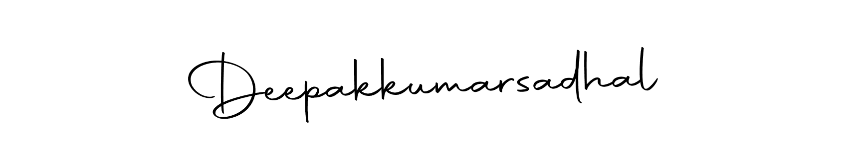 Make a short Deepakkumarsadhal signature style. Manage your documents anywhere anytime using Autography-DOLnW. Create and add eSignatures, submit forms, share and send files easily. Deepakkumarsadhal signature style 10 images and pictures png