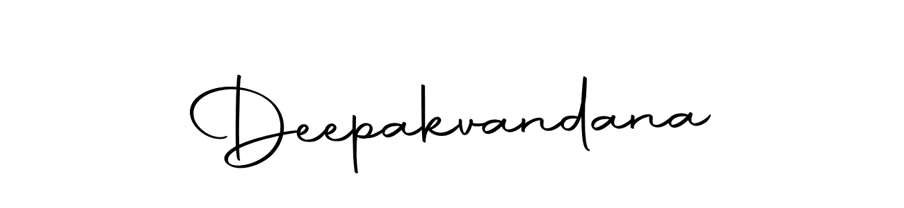 Create a beautiful signature design for name Deepakvandana. With this signature (Autography-DOLnW) fonts, you can make a handwritten signature for free. Deepakvandana signature style 10 images and pictures png