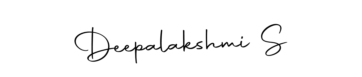 How to make Deepalakshmi S name signature. Use Autography-DOLnW style for creating short signs online. This is the latest handwritten sign. Deepalakshmi S signature style 10 images and pictures png