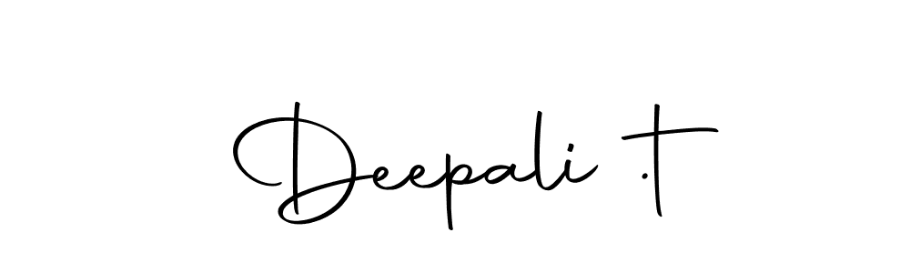 Autography-DOLnW is a professional signature style that is perfect for those who want to add a touch of class to their signature. It is also a great choice for those who want to make their signature more unique. Get Deepali .t name to fancy signature for free. Deepali .t signature style 10 images and pictures png