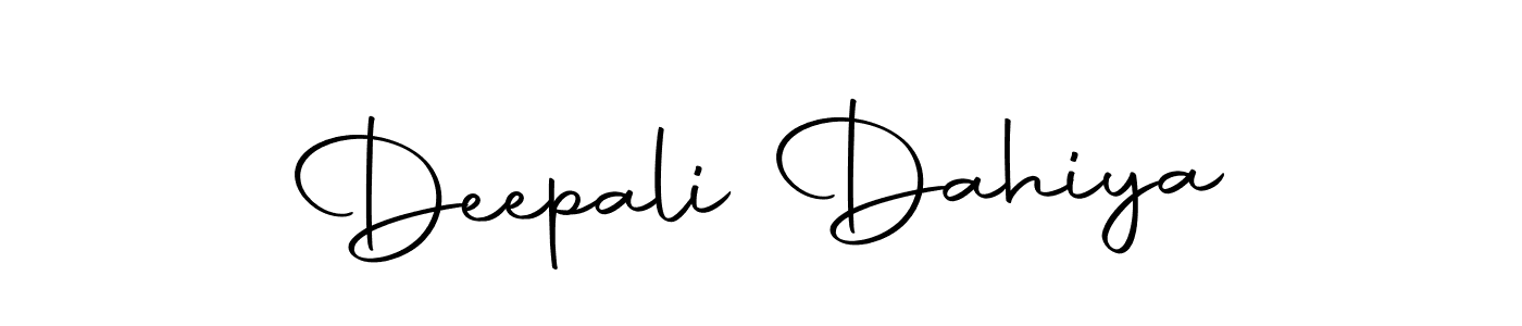 Make a short Deepali Dahiya signature style. Manage your documents anywhere anytime using Autography-DOLnW. Create and add eSignatures, submit forms, share and send files easily. Deepali Dahiya signature style 10 images and pictures png