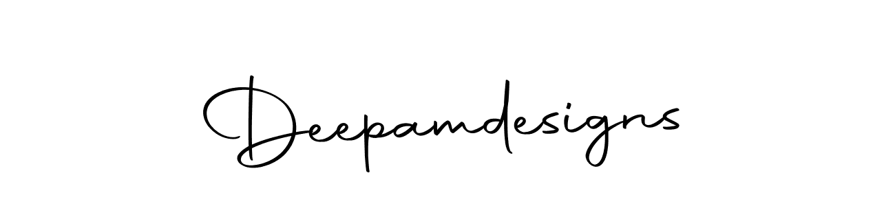 Design your own signature with our free online signature maker. With this signature software, you can create a handwritten (Autography-DOLnW) signature for name Deepamdesigns. Deepamdesigns signature style 10 images and pictures png