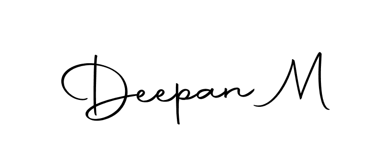 if you are searching for the best signature style for your name Deepan M. so please give up your signature search. here we have designed multiple signature styles  using Autography-DOLnW. Deepan M signature style 10 images and pictures png