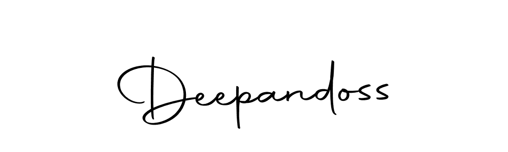 Create a beautiful signature design for name Deepandoss. With this signature (Autography-DOLnW) fonts, you can make a handwritten signature for free. Deepandoss signature style 10 images and pictures png