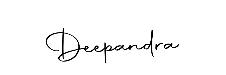 Create a beautiful signature design for name Deepandra. With this signature (Autography-DOLnW) fonts, you can make a handwritten signature for free. Deepandra signature style 10 images and pictures png