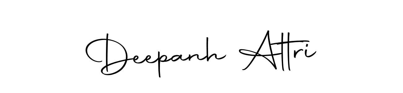 Create a beautiful signature design for name Deepanh Attri. With this signature (Autography-DOLnW) fonts, you can make a handwritten signature for free. Deepanh Attri signature style 10 images and pictures png