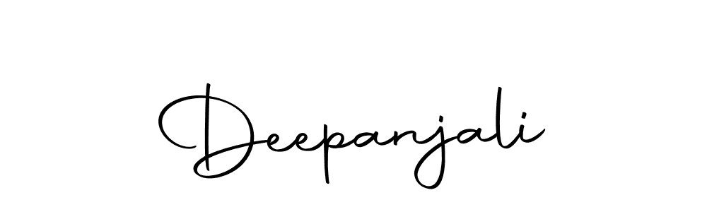 Design your own signature with our free online signature maker. With this signature software, you can create a handwritten (Autography-DOLnW) signature for name Deepanjali. Deepanjali signature style 10 images and pictures png