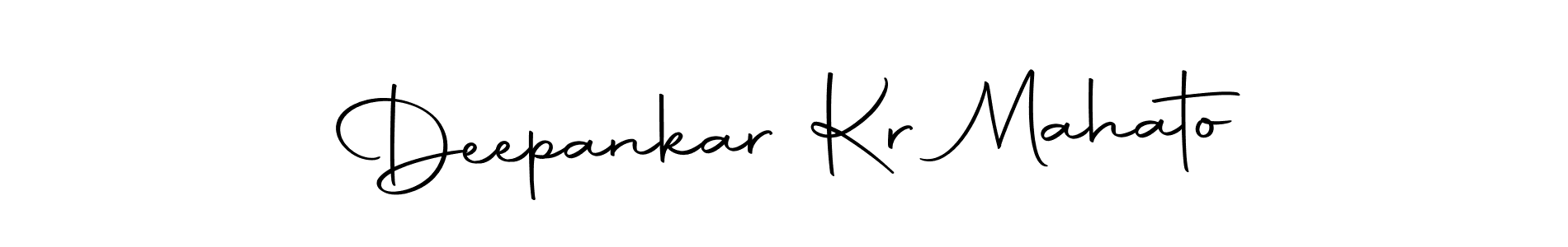 Create a beautiful signature design for name Deepankar Kr Mahato. With this signature (Autography-DOLnW) fonts, you can make a handwritten signature for free. Deepankar Kr Mahato signature style 10 images and pictures png