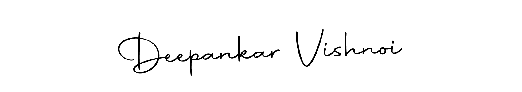 Create a beautiful signature design for name Deepankar Vishnoi. With this signature (Autography-DOLnW) fonts, you can make a handwritten signature for free. Deepankar Vishnoi signature style 10 images and pictures png