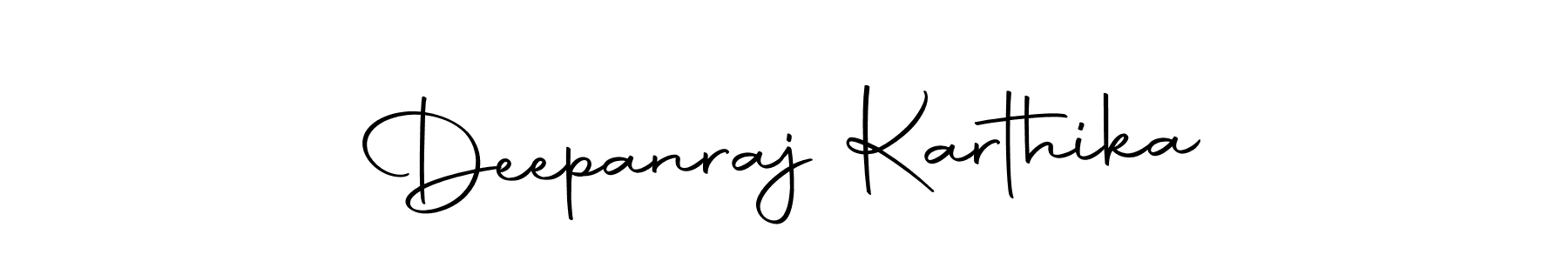 Create a beautiful signature design for name Deepanraj Karthika. With this signature (Autography-DOLnW) fonts, you can make a handwritten signature for free. Deepanraj Karthika signature style 10 images and pictures png