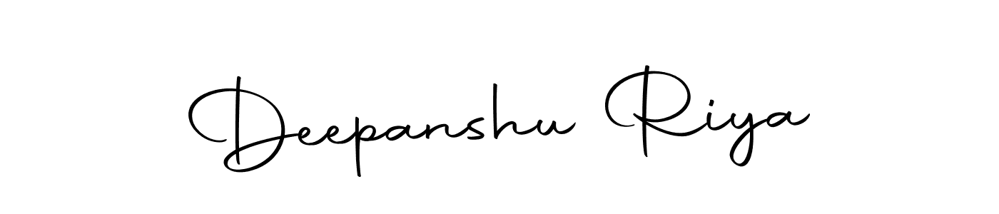 How to make Deepanshu Riya signature? Autography-DOLnW is a professional autograph style. Create handwritten signature for Deepanshu Riya name. Deepanshu Riya signature style 10 images and pictures png