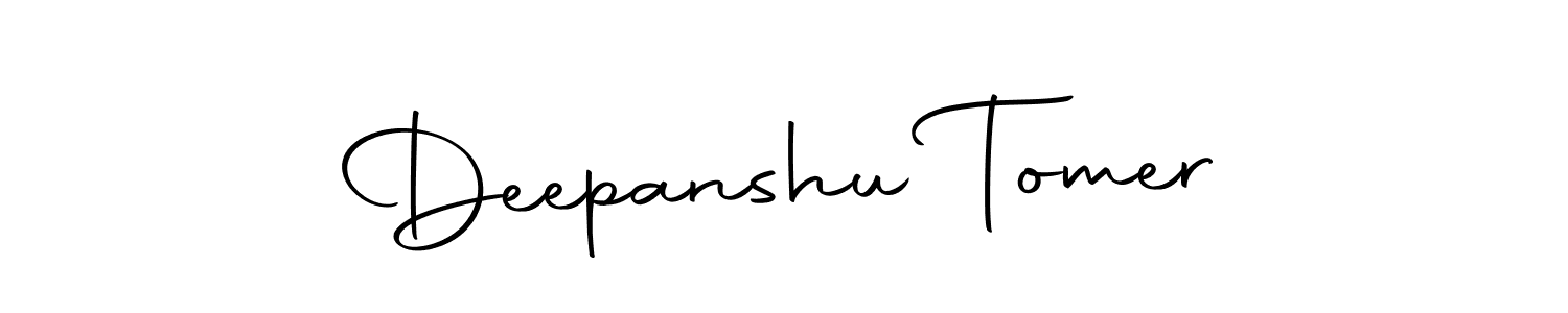 Autography-DOLnW is a professional signature style that is perfect for those who want to add a touch of class to their signature. It is also a great choice for those who want to make their signature more unique. Get Deepanshu Tomer name to fancy signature for free. Deepanshu Tomer signature style 10 images and pictures png