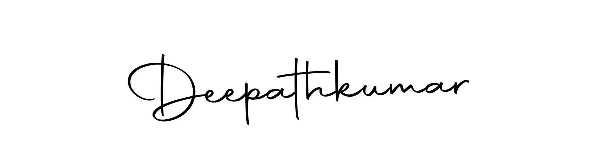 Autography-DOLnW is a professional signature style that is perfect for those who want to add a touch of class to their signature. It is also a great choice for those who want to make their signature more unique. Get Deepathkumar name to fancy signature for free. Deepathkumar signature style 10 images and pictures png