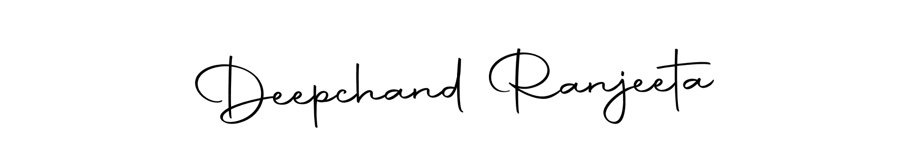 The best way (Autography-DOLnW) to make a short signature is to pick only two or three words in your name. The name Deepchand Ranjeeta include a total of six letters. For converting this name. Deepchand Ranjeeta signature style 10 images and pictures png