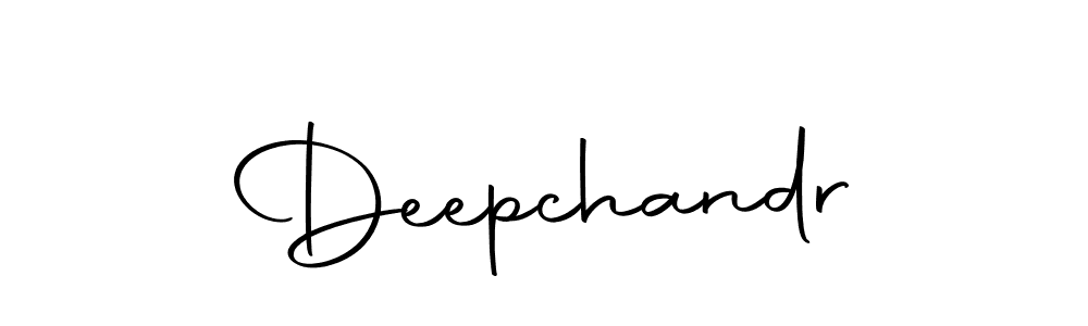 How to make Deepchandr signature? Autography-DOLnW is a professional autograph style. Create handwritten signature for Deepchandr name. Deepchandr signature style 10 images and pictures png