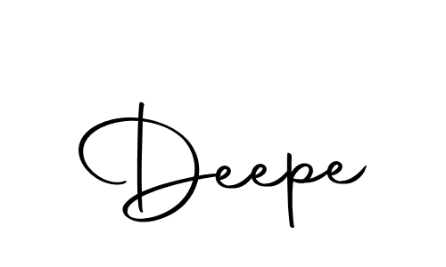 Create a beautiful signature design for name Deepe. With this signature (Autography-DOLnW) fonts, you can make a handwritten signature for free. Deepe signature style 10 images and pictures png