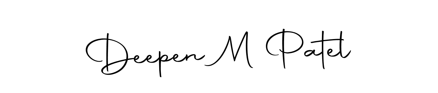 Similarly Autography-DOLnW is the best handwritten signature design. Signature creator online .You can use it as an online autograph creator for name Deepen M Patel. Deepen M Patel signature style 10 images and pictures png