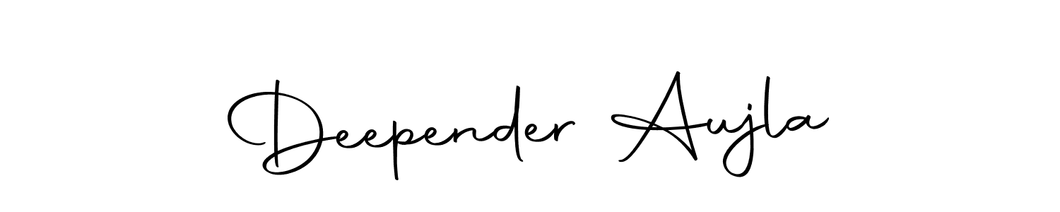 You can use this online signature creator to create a handwritten signature for the name Deepender Aujla. This is the best online autograph maker. Deepender Aujla signature style 10 images and pictures png