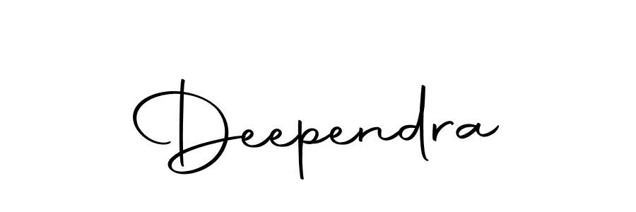 Create a beautiful signature design for name Deependra. With this signature (Autography-DOLnW) fonts, you can make a handwritten signature for free. Deependra signature style 10 images and pictures png