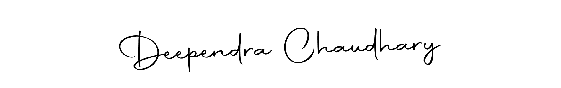 Design your own signature with our free online signature maker. With this signature software, you can create a handwritten (Autography-DOLnW) signature for name Deependra Chaudhary. Deependra Chaudhary signature style 10 images and pictures png