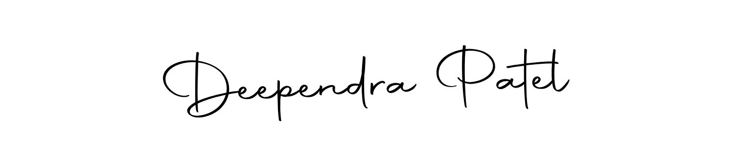 Create a beautiful signature design for name Deependra Patel. With this signature (Autography-DOLnW) fonts, you can make a handwritten signature for free. Deependra Patel signature style 10 images and pictures png