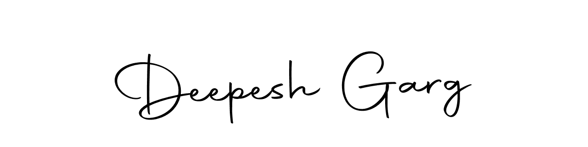 Design your own signature with our free online signature maker. With this signature software, you can create a handwritten (Autography-DOLnW) signature for name Deepesh Garg. Deepesh Garg signature style 10 images and pictures png