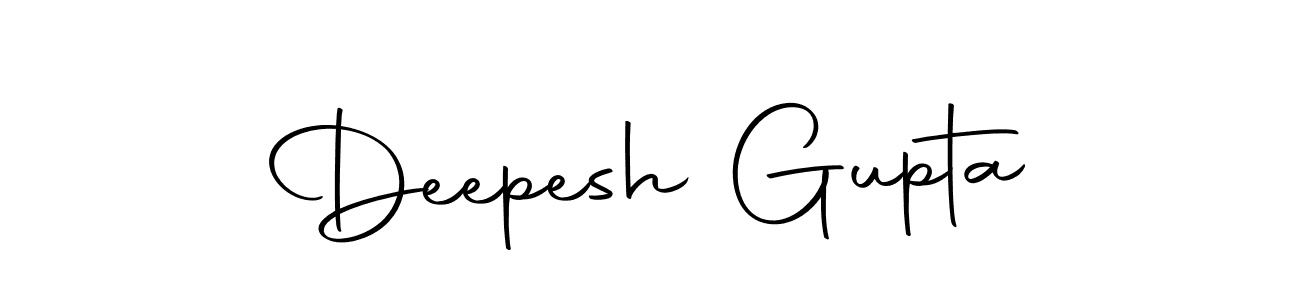 Design your own signature with our free online signature maker. With this signature software, you can create a handwritten (Autography-DOLnW) signature for name Deepesh Gupta. Deepesh Gupta signature style 10 images and pictures png