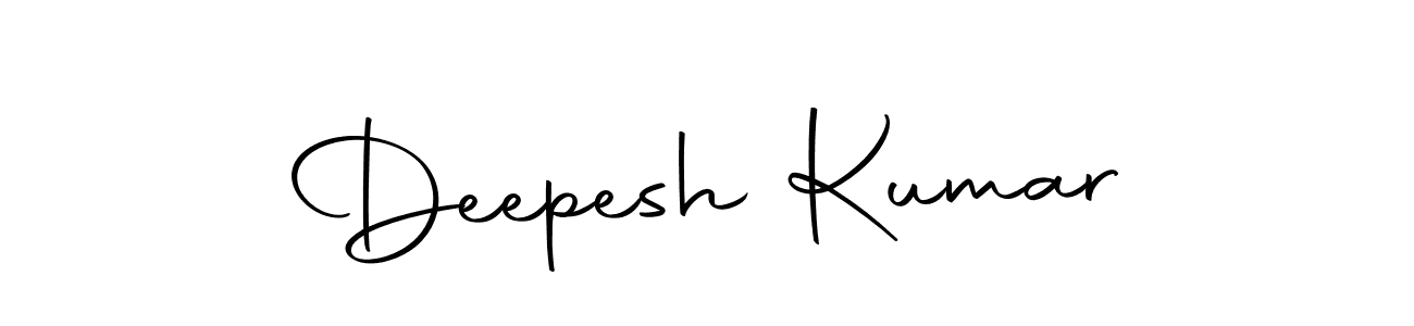 Design your own signature with our free online signature maker. With this signature software, you can create a handwritten (Autography-DOLnW) signature for name Deepesh Kumar. Deepesh Kumar signature style 10 images and pictures png