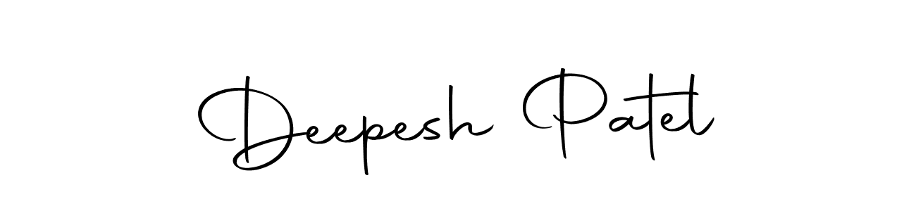 Make a beautiful signature design for name Deepesh Patel. With this signature (Autography-DOLnW) style, you can create a handwritten signature for free. Deepesh Patel signature style 10 images and pictures png