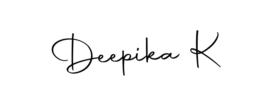 The best way (Autography-DOLnW) to make a short signature is to pick only two or three words in your name. The name Deepika K include a total of six letters. For converting this name. Deepika K signature style 10 images and pictures png
