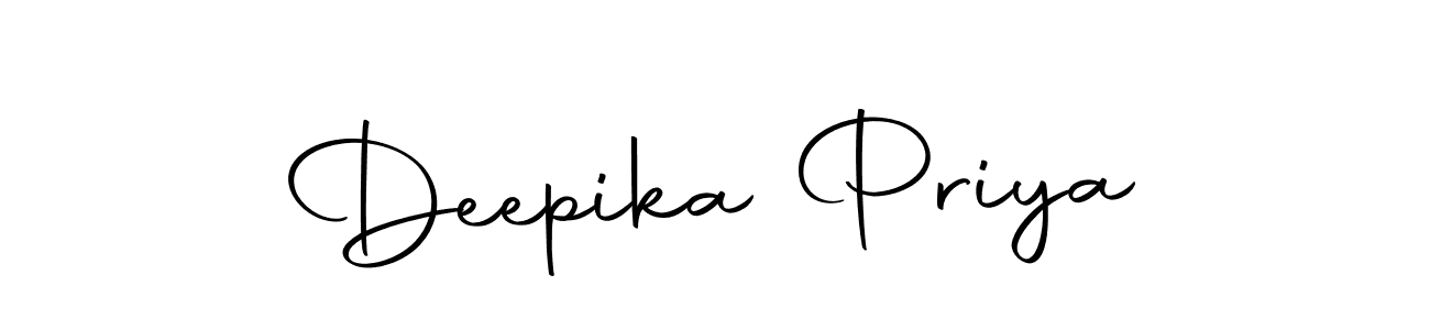 How to make Deepika Priya signature? Autography-DOLnW is a professional autograph style. Create handwritten signature for Deepika Priya name. Deepika Priya signature style 10 images and pictures png