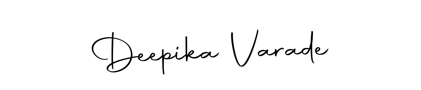 Make a beautiful signature design for name Deepika Varade. Use this online signature maker to create a handwritten signature for free. Deepika Varade signature style 10 images and pictures png