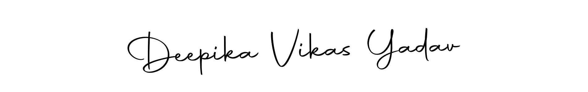 It looks lik you need a new signature style for name Deepika Vikas Yadav. Design unique handwritten (Autography-DOLnW) signature with our free signature maker in just a few clicks. Deepika Vikas Yadav signature style 10 images and pictures png