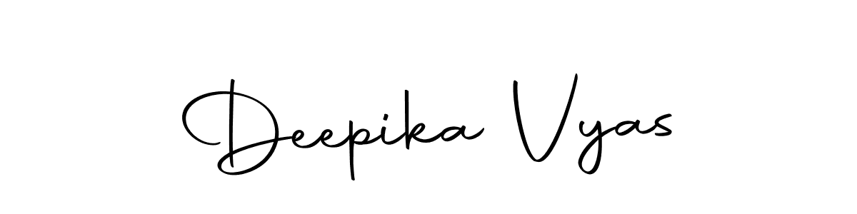 Make a beautiful signature design for name Deepika Vyas. Use this online signature maker to create a handwritten signature for free. Deepika Vyas signature style 10 images and pictures png
