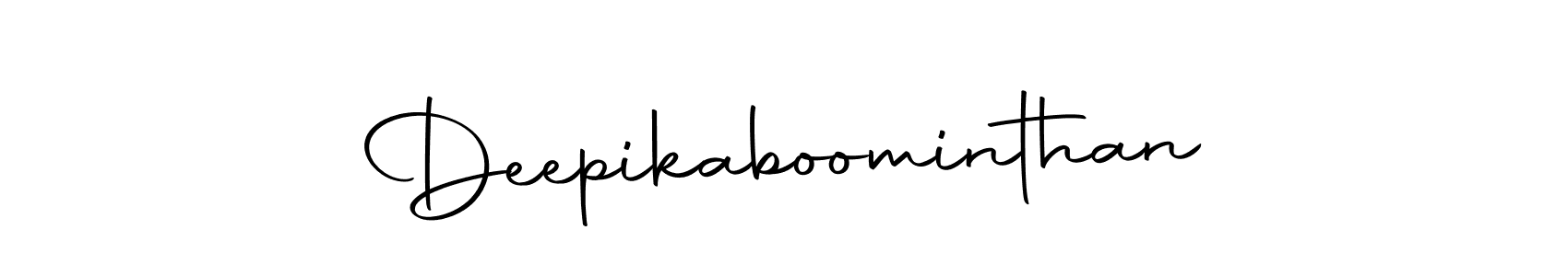 Design your own signature with our free online signature maker. With this signature software, you can create a handwritten (Autography-DOLnW) signature for name Deepikaboominthan. Deepikaboominthan signature style 10 images and pictures png