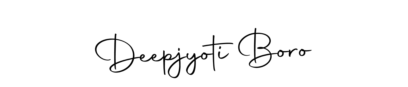 How to make Deepjyoti Boro name signature. Use Autography-DOLnW style for creating short signs online. This is the latest handwritten sign. Deepjyoti Boro signature style 10 images and pictures png