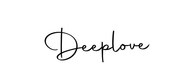 Create a beautiful signature design for name Deeplove. With this signature (Autography-DOLnW) fonts, you can make a handwritten signature for free. Deeplove signature style 10 images and pictures png