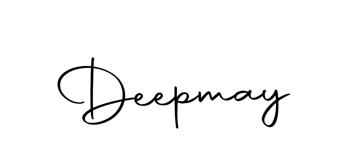 Design your own signature with our free online signature maker. With this signature software, you can create a handwritten (Autography-DOLnW) signature for name Deepmay. Deepmay signature style 10 images and pictures png