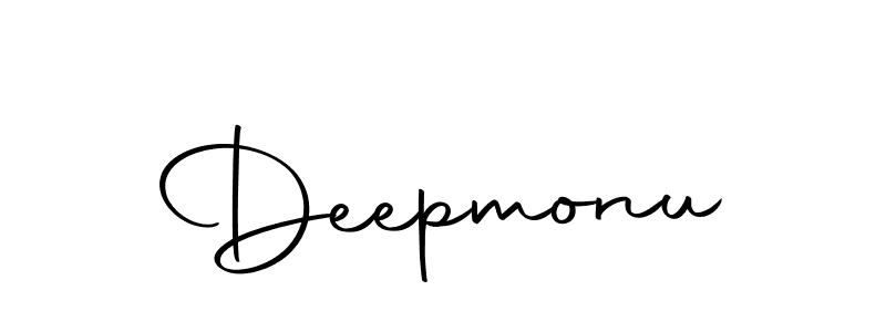 Use a signature maker to create a handwritten signature online. With this signature software, you can design (Autography-DOLnW) your own signature for name Deepmonu. Deepmonu signature style 10 images and pictures png