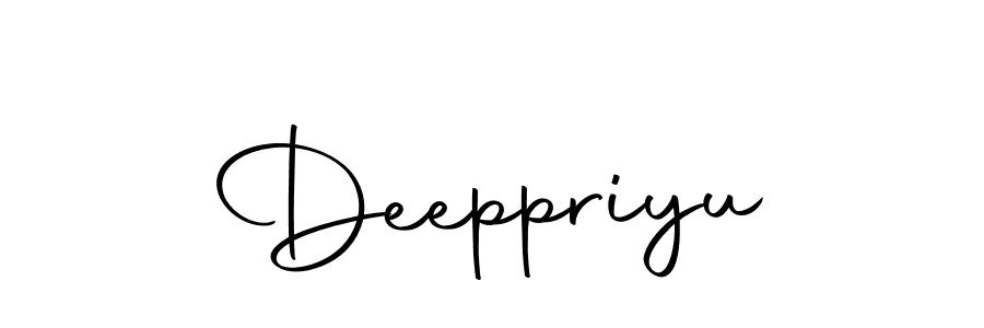 How to make Deeppriyu signature? Autography-DOLnW is a professional autograph style. Create handwritten signature for Deeppriyu name. Deeppriyu signature style 10 images and pictures png