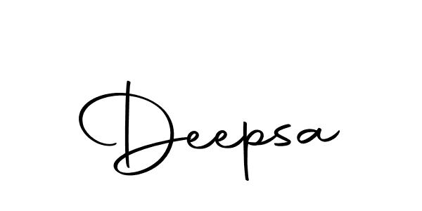 How to make Deepsa signature? Autography-DOLnW is a professional autograph style. Create handwritten signature for Deepsa name. Deepsa signature style 10 images and pictures png