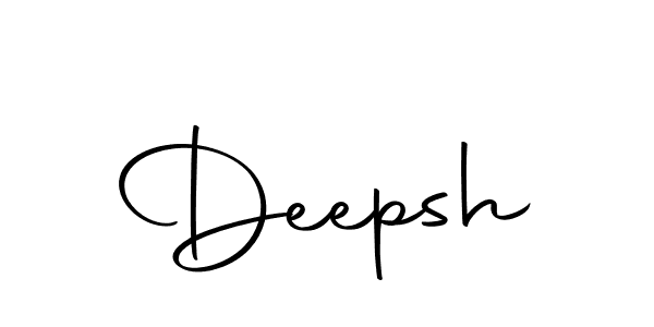 Make a beautiful signature design for name Deepsh. With this signature (Autography-DOLnW) style, you can create a handwritten signature for free. Deepsh signature style 10 images and pictures png