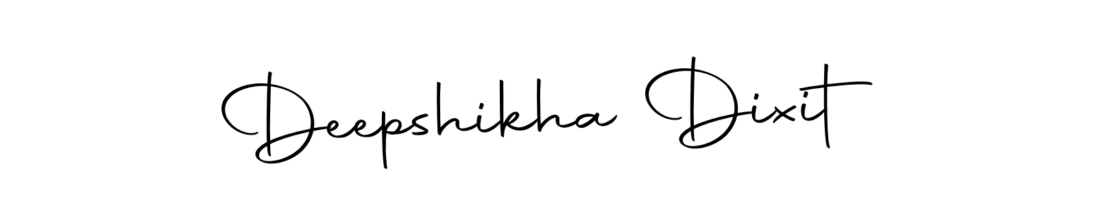 Create a beautiful signature design for name Deepshikha Dixit. With this signature (Autography-DOLnW) fonts, you can make a handwritten signature for free. Deepshikha Dixit signature style 10 images and pictures png