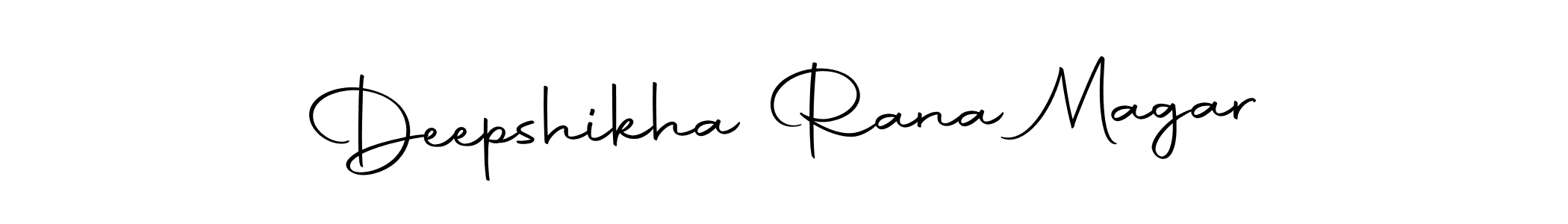 Design your own signature with our free online signature maker. With this signature software, you can create a handwritten (Autography-DOLnW) signature for name Deepshikha Rana Magar. Deepshikha Rana Magar signature style 10 images and pictures png