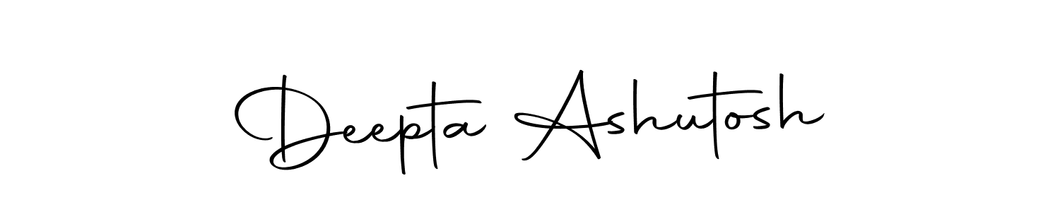 Create a beautiful signature design for name Deepta Ashutosh. With this signature (Autography-DOLnW) fonts, you can make a handwritten signature for free. Deepta Ashutosh signature style 10 images and pictures png